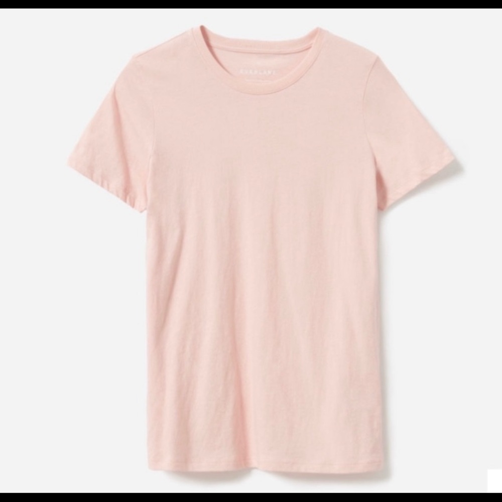 Everlane Pink Cotton crew